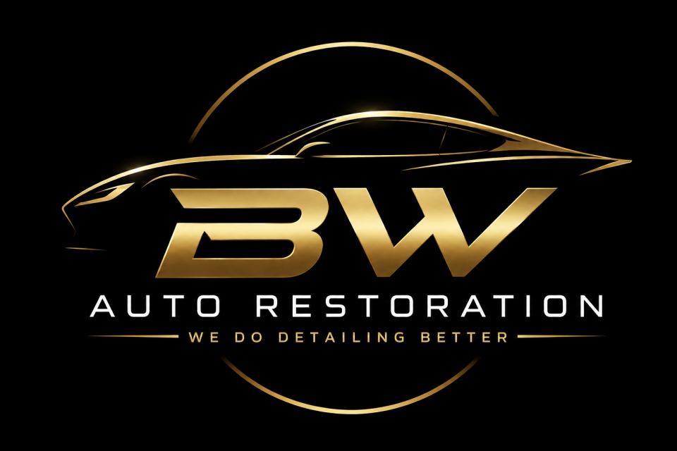 detailing microfiber on black car